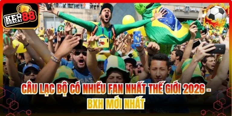 câu lạc bộ có nhiều Fan nhất