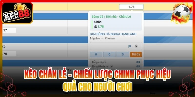 kèo chẵn lẻ