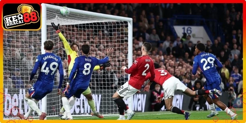 Ví dụ MU vs Chelsea kèo đồng banh