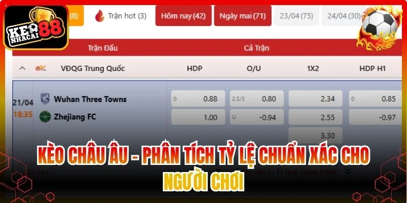 kèo châu Âu